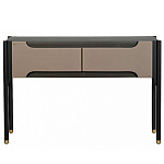 Консоль тёмно-коричневого цвета с 2-мя ящиками Gladstone варинант исполнения - 2 | Loft Concept в Липецке