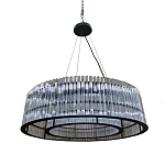 Подвесная люстра круглая Double Glass Sphere варинант исполнения - 1 | Loft Concept в Липецке