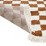 Ковер с шахматным принтом Chess Layout с эффектом шерсти варинант исполнения - 5 | Loft Concept в Липецке