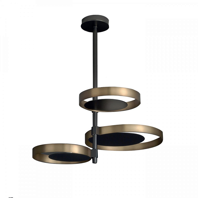 Подвесной светильник VeniceM CIRCLE CEILING Латунь Черный Подвесной светильник VeniceM CIRCLE CEILING Латунь Черный в Липецке | Loft Concept