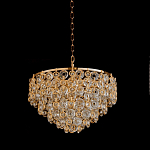 Люстра каскадная с подвесками в форме колец Galaxy of Light варинант исполнения - 4 | Loft Concept в Липецке