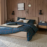 Черное матовое бра с декором под кожу Chestery варинант исполнения - 4 | Loft Concept в Липецке