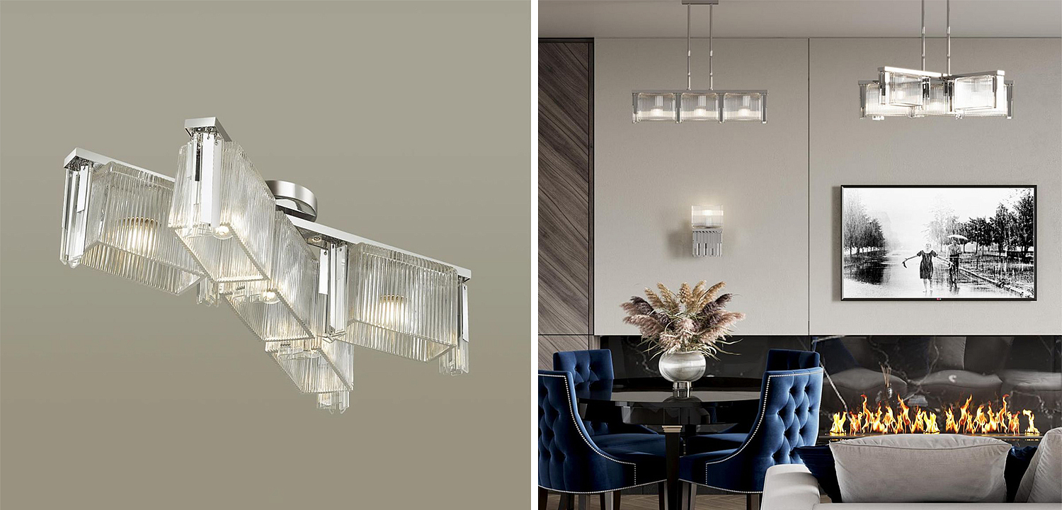 Люстра Madelen Chrome Chandelier 5 Люстра Madelen Chrome Chandelier 5 - Loft-Concept в Липецке