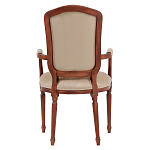 Стул с подлокотниками из натурального бука бежевый Solid Luxury варинант исполнения - 3 | Loft Concept в Липецке