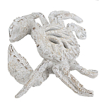 Статуэтка краб с детализированной текстурой в белом цвете Marine Accessories варинант исполнения - 2 | Loft Concept в Липецке