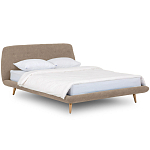 Кровать с мягким изголовьем Palmer Bed варинант исполнения - 16 | Loft Concept в Липецке
