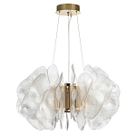 Люстра с декором в виде крупных рельефных лепестков 80 см Ethereal Bloom варинант исполнения - 2 | Loft Concept в Липецке