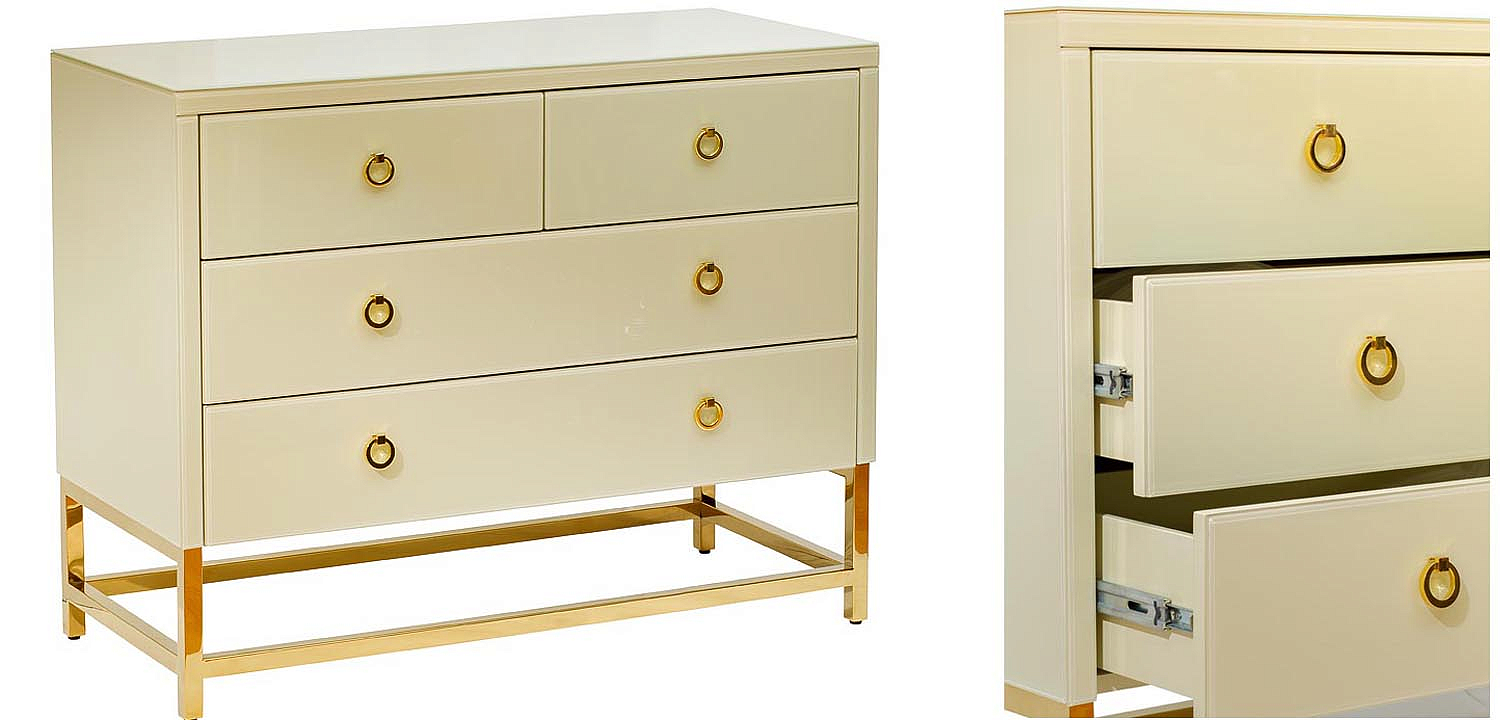 Комод в стиле модерн Marinella Beige Commode Бежевый Комод в стиле модерн Marinella Beige Commode Бежевый - Loft-Concept в Липецке
