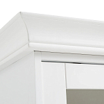 Витрина с раздвижными дверцами Wells Glass Showcase White варинант исполнения - 5 | Loft Concept в Липецке