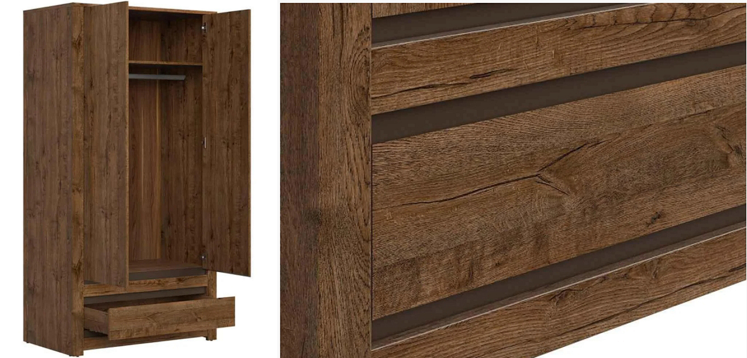 Шкаф Helga Wardrobe две двери Шкаф Helga Wardrobe две двери - Loft-Concept в Липецке