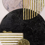 Панно декоративное с объемным эффектом Asymmetry варинант исполнения - 4 | Loft Concept в Липецке