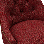 Мебельная ткань Шенилл бордовый цвет 138 см T4-23 варинант исполнения - 6 | Loft Concept в Липецке