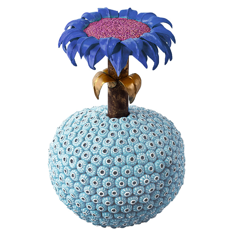 Статуэтка синий экзотический цветок Exotic Tropical Flower Голубой Синий Розовый Латунь Статуэтка синий экзотический цветок Exotic Tropical Flower Голубой Синий Розовый Латунь в Липецке | Loft Concept