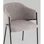 Стул Brace букле серый варинант исполнения - 2 | Loft Concept в Липецке