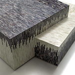 Дизайнерский журнальный стол с инкрустацией Plateau Coffee Table  варинант исполнения - 3 | Loft Concept в Липецке