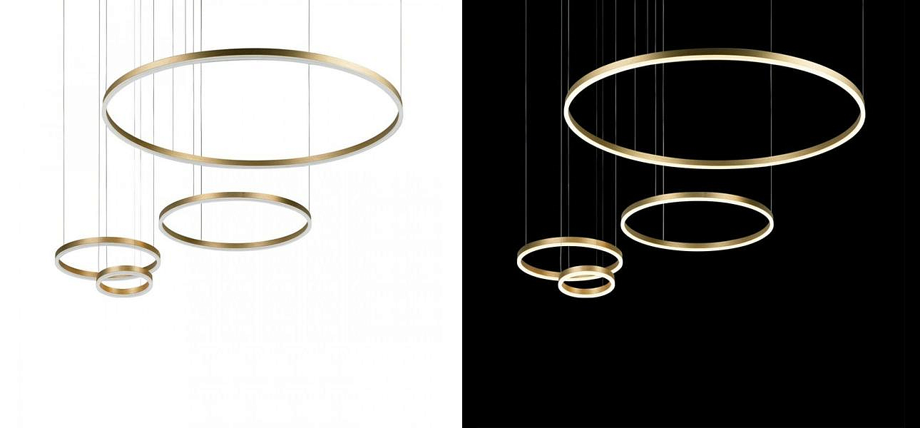 Люстра Neo Circles Gold II Люстра Neo Circles Gold II - Loft-Concept в Липецке