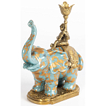 Фарфоровый подсвечник Слон с эмоцией Fluens варинант исполнения - 3 | Loft Concept в Липецке