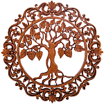 Панно из дерева LeafBerry Panel With Trees варинант исполнения - 1 | Loft Concept в Липецке