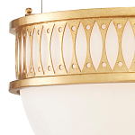 Подвесной светильник с фактурным золотым каркасом Exceptional Classic Design варинант исполнения - 2 | Loft Concept в Липецке