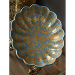 Чаша с орнаментом на бронзовых ножках в виде ангелов Eden Garden варинант исполнения - 4 | Loft Concept в Липецке