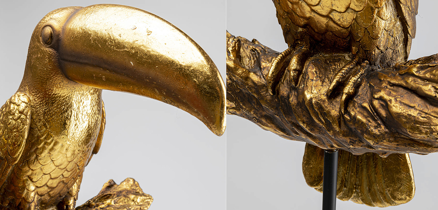 Статуэтка Golden Tukan on a stand - Loft-Concept в Липецке