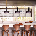 Подвесной светильник цилиндрический с белым плафоном Hinkley варинант исполнения - 11 | Loft Concept в Липецке