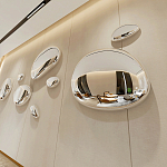 Абстрактная скульптура на стену в виде капли воды Water Outline варинант исполнения - 5 | Loft Concept в Липецке