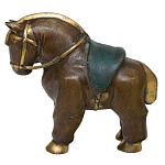 Статуэтка из бронзы в виде лошади Animals Bronze варинант исполнения - 2 | Loft Concept в Липецке