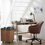 Вращающееся кресло на колёсах Alis Chair варинант исполнения - 4 | Loft Concept в Липецке