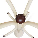 Вешалка напольная бежевая с 4-мя металлическими крючками Noble Branches варинант исполнения - 4 | Loft Concept в Липецке