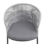 Кресло с декоративным плетением на спинке и подлокотниках Armchair Weaving варинант исполнения - 5 | Loft Concept в Липецке