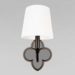 Бра с белым текстильным абажуром и фигурным основанием с зеркальной вставкой Vitorino варинант исполнения - 18 | Loft Concept в Липецке