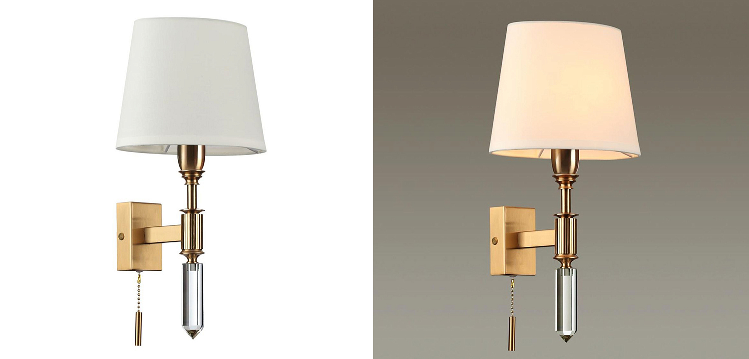 Бра Ramona White Wall Lamp Бра Ramona White Wall Lamp - Loft-Concept в Липецке
