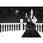 Megan Hess. Te Lttle Blk Dess варинант исполнения - 3 | Loft Concept в Липецке