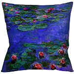 Подушка декоративная с цветочным принтом Impressionism in Art варинант исполнения - 2 | Loft Concept в Липецке