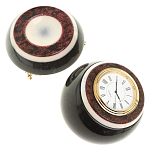 Часы настольные в виде шара из натурального камня Ball Stone Clock варинант исполнения - 8 | Loft Concept в Липецке