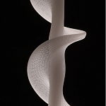 Люстра с белым скрученным плафоном Golden Swirl варинант исполнения - 6 | Loft Concept в Липецке