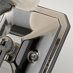 Бра для ванных комнат с белым матовым плафоном квадратной формы на основании цвета хром Feiss варинант исполнения - 3 | Loft Concept в Липецке