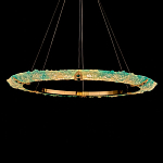 Люстра в форме кольца с цветочным декором Warm Heavenly Light варинант исполнения - 3 | Loft Concept в Липецке