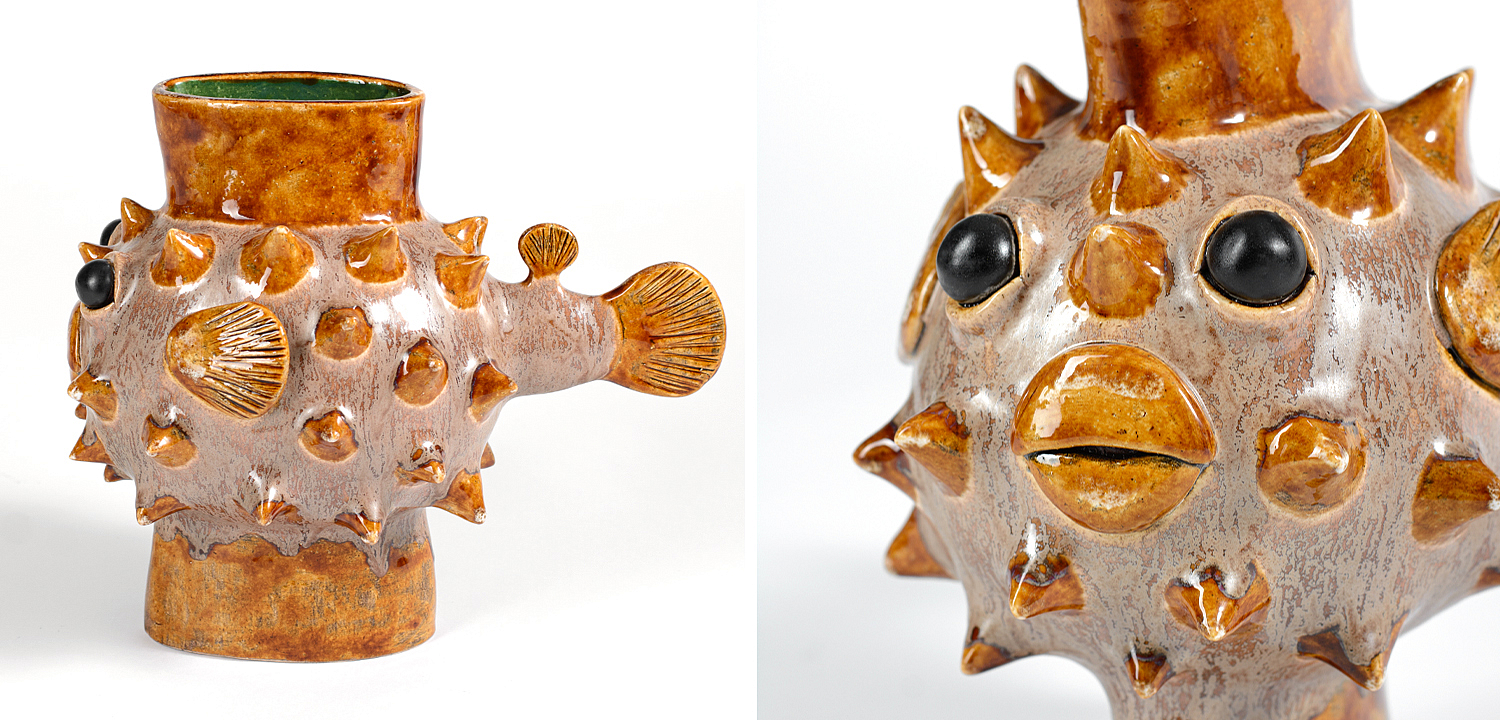 Ваза Puffer Fish Vase Ваза Puffer Fish Vase - Loft-Concept в Липецке