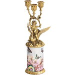 Фарфоровый подсвечник Лебедь с ангелом Asse варинант исполнения - 1 | Loft Concept в Липецке