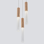 Подвесной светильник Dew Drops Tube Gold Trio Hanging Lamp варинант исполнения - 2 | Loft Concept в Липецке