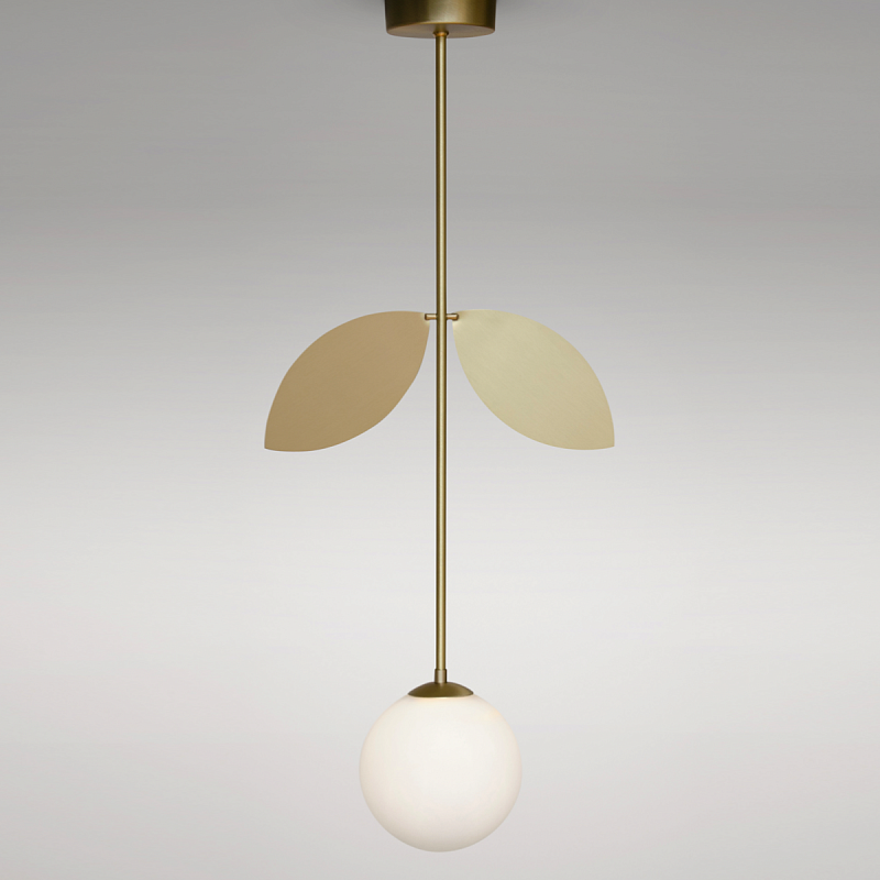 Люстра Areti Plant Pendant Золотой Белый Люстра Areti Plant Pendant Золотой Белый в Липецке | Loft Concept