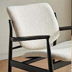 Кресло с каркасом и ножками из древесины и мягкими сиденьем и спинкой Venice варинант исполнения - 8 | Loft Concept в Липецке