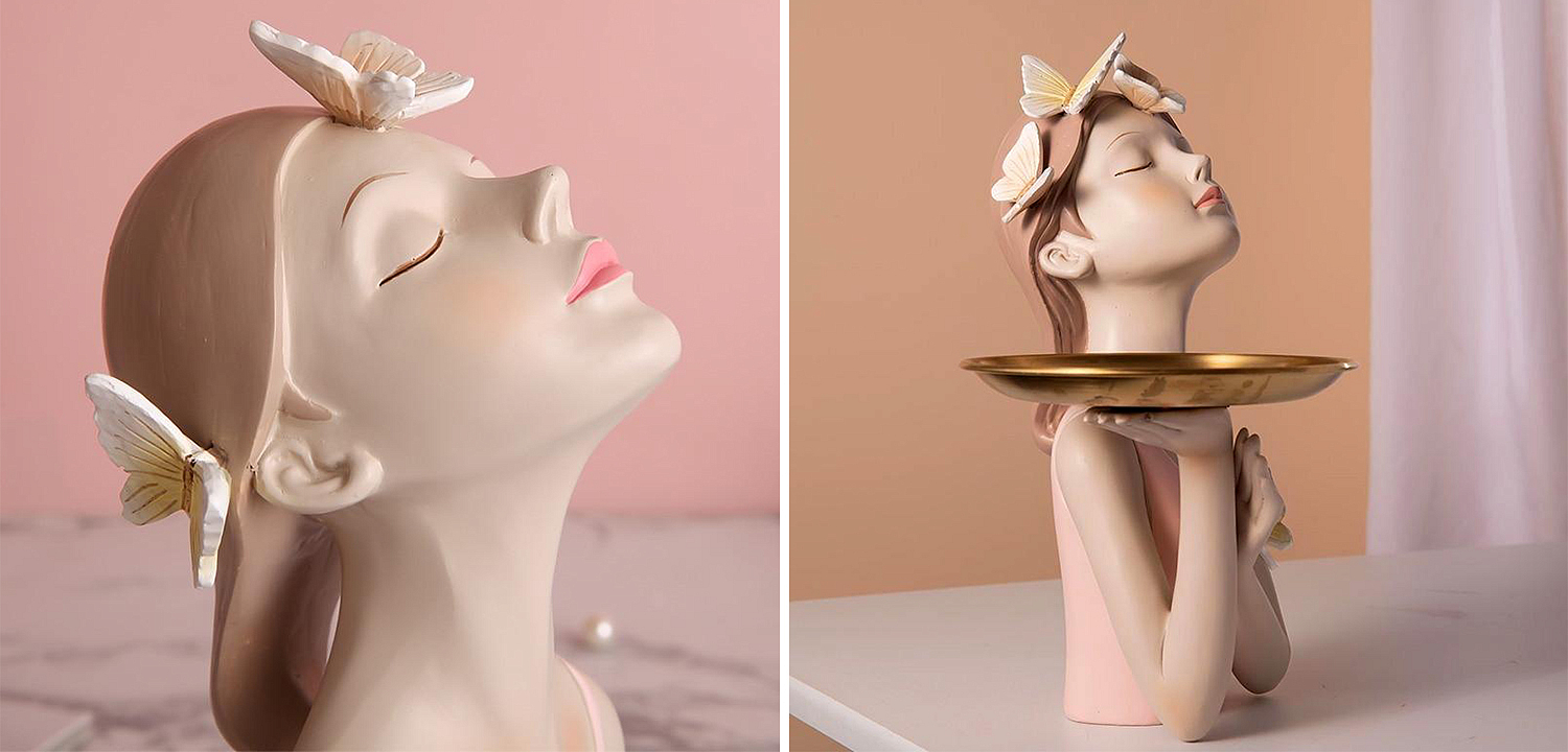 Статуэтка Butterfly Girl Tray Статуэтка Butterfly Girl Tray - Loft-Concept в Липецке