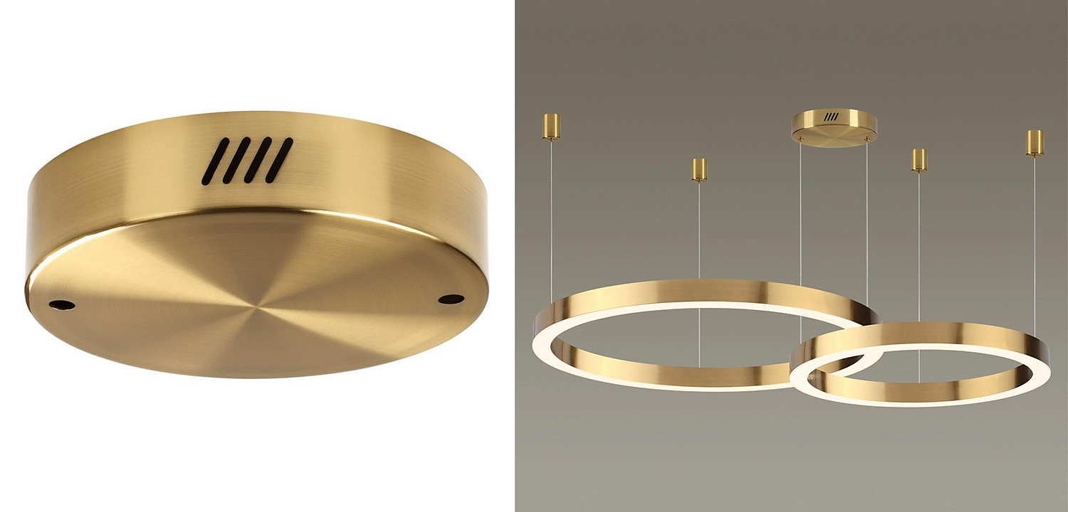 Основание для светильника Ring Horizontal Gold 18 Основание для светильника Ring Horizontal Gold 18 - Loft-Concept в Липецке