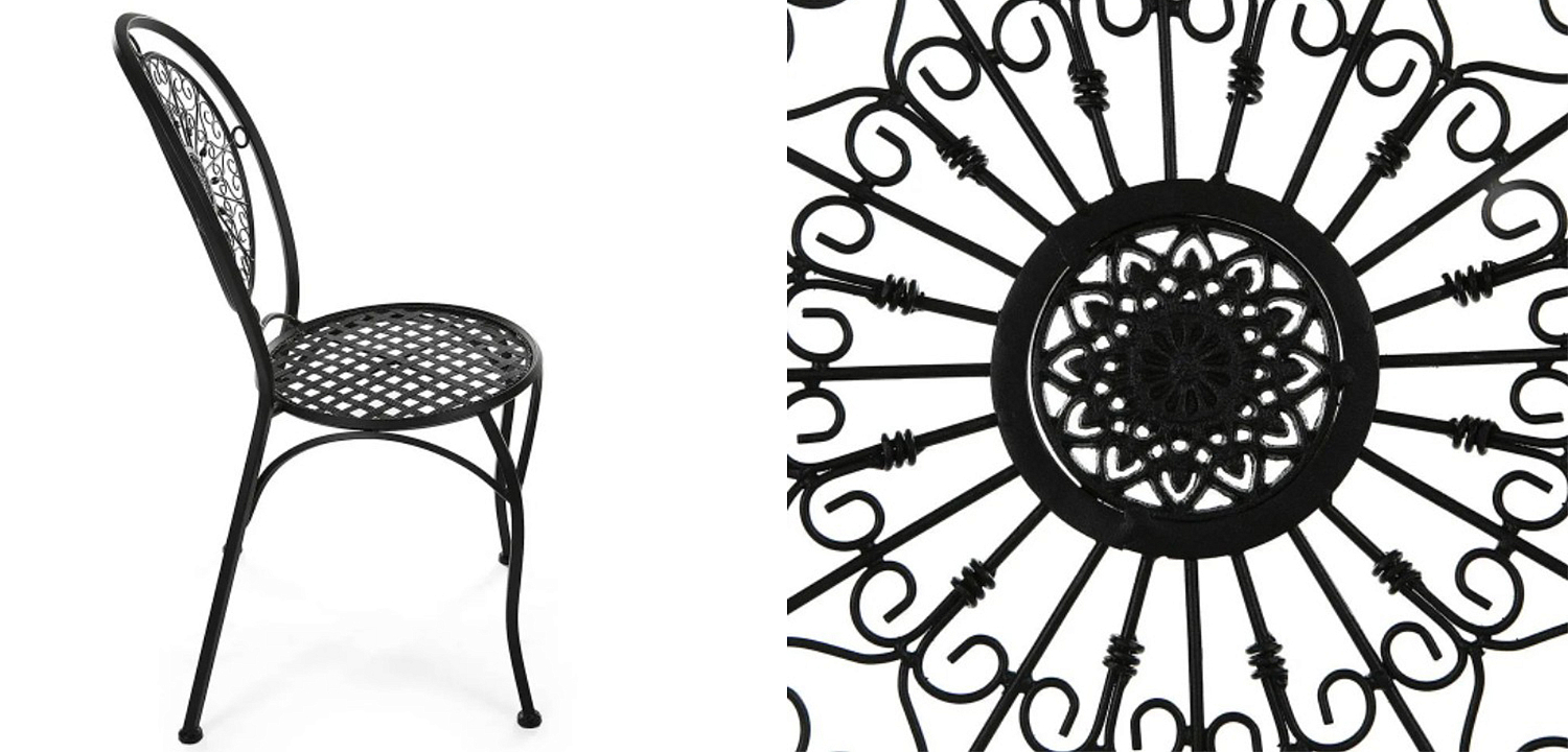Стул Forged Patterns Anita Black Стул Forged Patterns Anita Black - Loft-Concept в Липецке