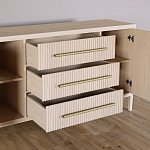 Буфет Primo с тремя ящиками и двумя фасадами Светлый дуб варинант исполнения - 5 | Loft Concept в Липецке