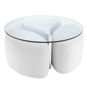 Кофейный стол Eichholtz Coffee Table Modus stainless steel