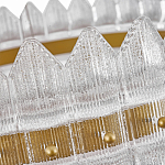 Люстра круглая с декоративными элементами в виде лепестков Round Light Flashing варинант исполнения - 7 | Loft Concept в Липецке